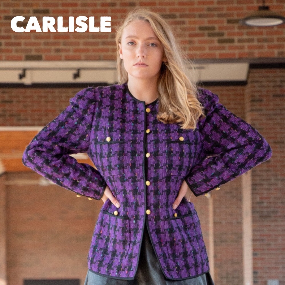 Carlisle vintage 80's blazer trending fashion